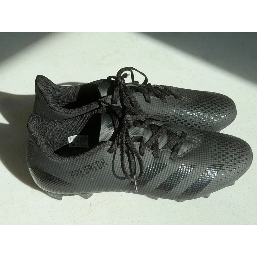 Adidas Predator 20.4 FxG US Men's Size 8 Black on Black Soccer Cleats